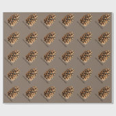Pine Cone Geschenkpapier (Flach)