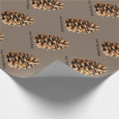 Pine Cone Geschenkpapier (Ecke)
