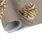 Pine Cone Geschenkpapier (Rolleneckpunkt)