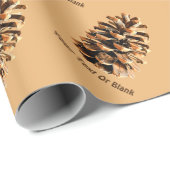 Pine Cone Geschenkpapier (Rolleneckpunkt)