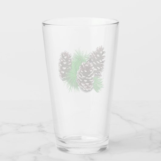Pine Cone Glas (Rückseite)