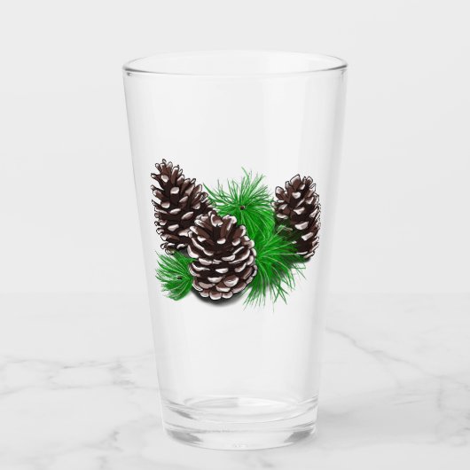 Pine Cone Glas (Vorderseite)