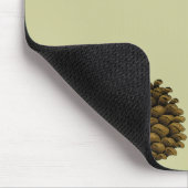 Pine cone Illustration Mousepad (Ecke)