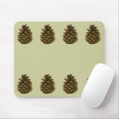 Pine cone Illustration Mousepad (Mit Mouse)