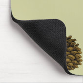 Pine cone Illustration Mousepad (Ecke)
