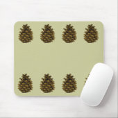 Pine cone Illustration Mousepad (Mit Mouse)