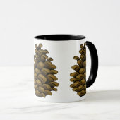 Pine cone Illustration Tasse (VorderseiteRechts)
