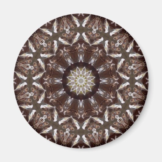 Pine Cone Kaleidoscope Magnet (Vorne)