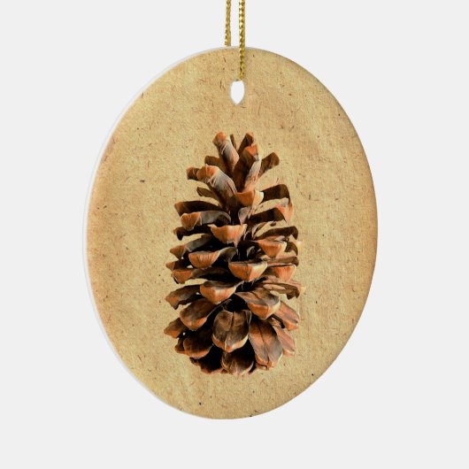 Pine Cone Keramik Ornament (Rechts)