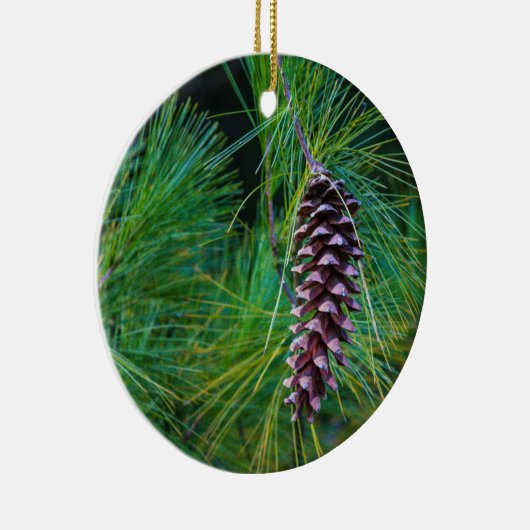 Pine Cone Keramik Ornament (Rechts)