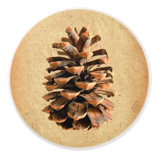 Pine Cone Keramikknauf (Vorderseite)