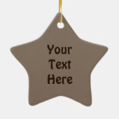 Pine Cone Keramikornament (Hinten)