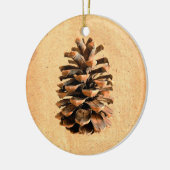 Pine Cone Keramikornament (Links)