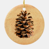 Pine Cone Keramikornament (Hinten)