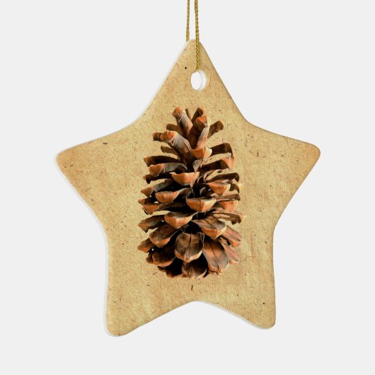 Pine Cone Keramikornament (Rechts)