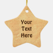 Pine Cone Keramikornament (Hinten)