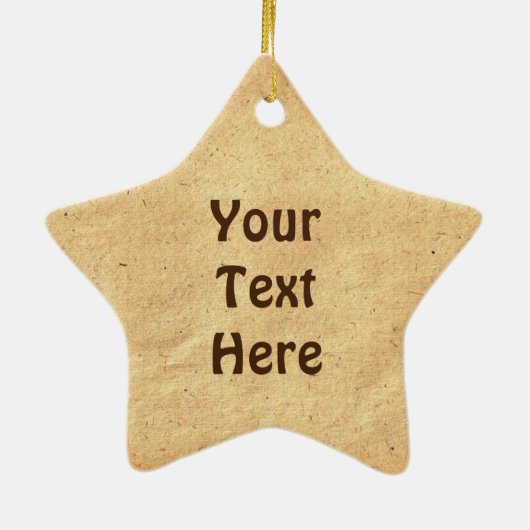 Pine Cone Keramikornament (Hinten)