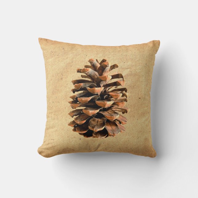 Pine Cone Kissen (Vorderseite)