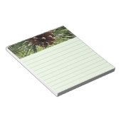 Pine Cone LIned Notepad Notizblock (angewinkelt)
