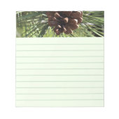 Pine Cone LIned Notepad Notizblock (Vorderseite)