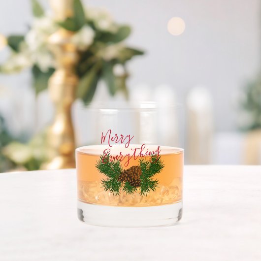 Pine Cone Needles Merlin Alles Kunst und Kultur Whiskyglas (Insitu (Hochzeit))