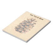 Pine Cone Notizblock (Rotiert)