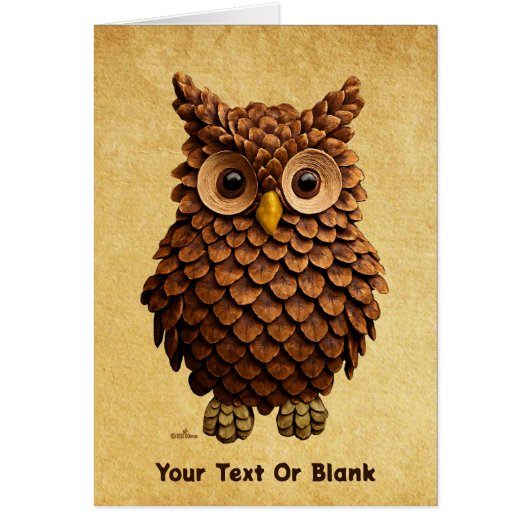 Pine Cone Owl (Vorne)