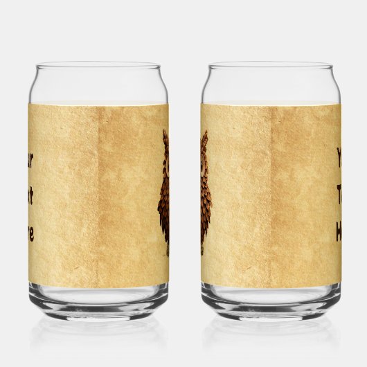 Pine Cone Owl Dosenglas (Rechts)