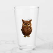 Pine Cone Owl Glas (Vorderseite)