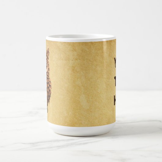 Pine Cone Owl Kaffeetasse (Mittel)