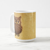 Pine Cone Owl Kaffeetasse (Vorderseite Links)