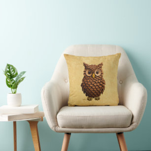 Pine Cone Owl Kissen