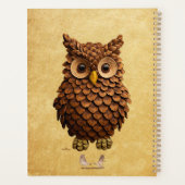 Pine Cone Owl Planer (Rückseite)