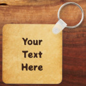 Pine Cone Owl Schlüsselanhänger (Rückseite)