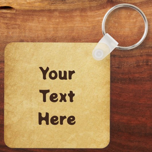 Pine Cone Owl Schlüsselanhänger (Rückseite)