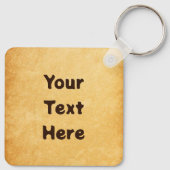 Pine Cone Owl Schlüsselanhänger (Rückseite)