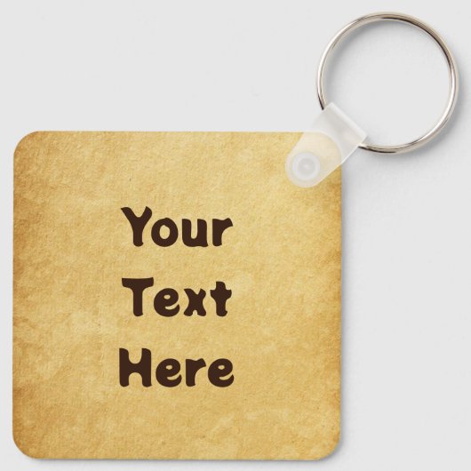 Pine Cone Owl Schlüsselanhänger (Rückseite)