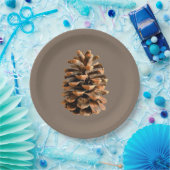 Pine Cone Pappteller (Party)