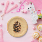 Pine Cone Pappteller (Party)
