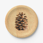 Pine Cone Pappteller (Vorderseite)