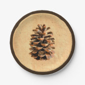 Pine Cone Pappteller (Vorderseite)