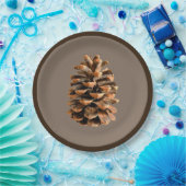 Pine Cone Pappteller (Party)