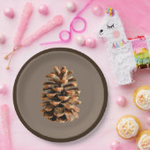 Pine Cone Pappteller (Party)