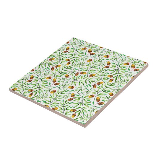 Pine Cone Pattern Fliese (Seite)