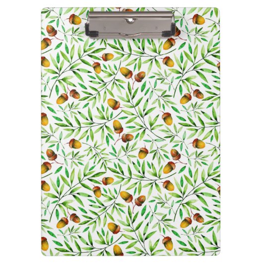 Pine Cone Pattern Klemmbrett (Vorderseite)