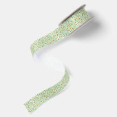 Pine Cone Pattern Satinband (Rückseite)
