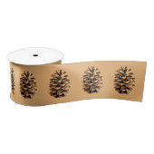 Pine Cone Satinband (Spule)