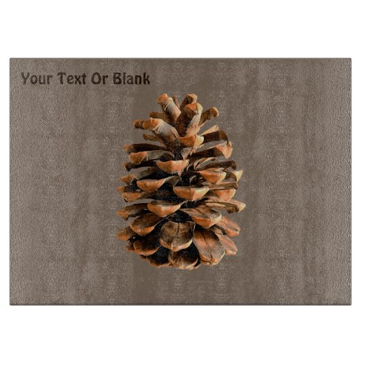 Pine Cone Schneidebrett (Vorderseite)