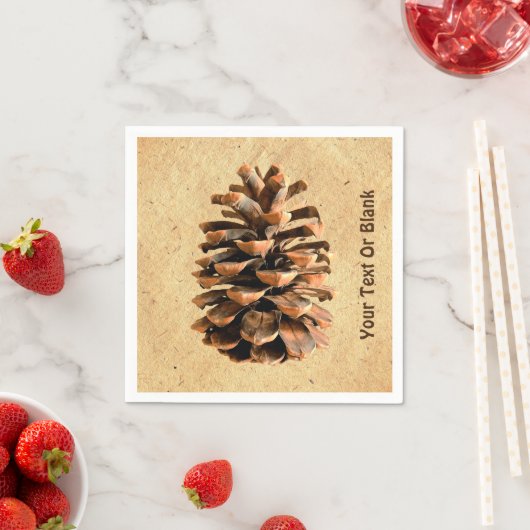 Pine Cone Serviette (Beispiel)
