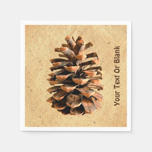Pine Cone Serviette (Vorderseite)